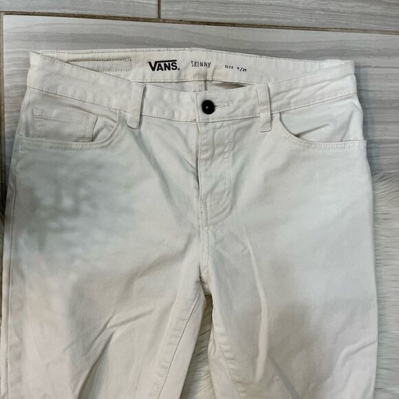 Vans White Distressed Skinny Jeans - Picture 8 of 14